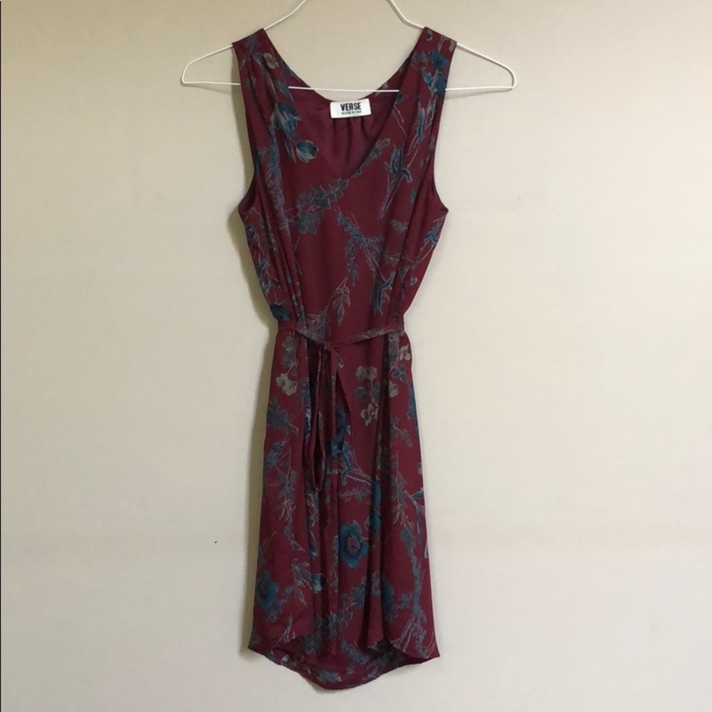 Verse Burgundy Dress